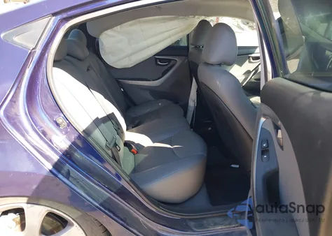 2013 Hyundai Elantra Limited z USA, uszkodzony, nr VIN 5NPDH4AE5DH258907